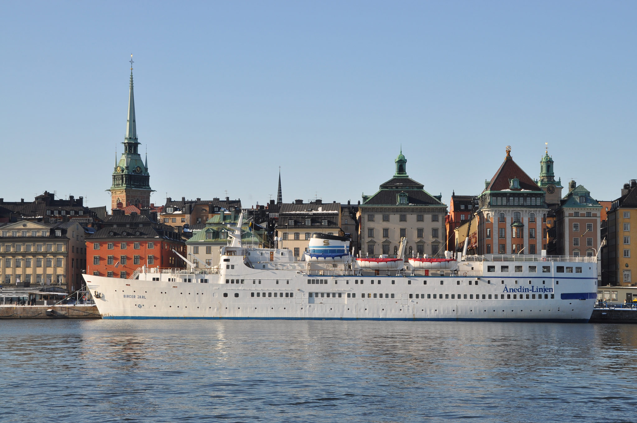 MS Birger Jarl, Stockholm